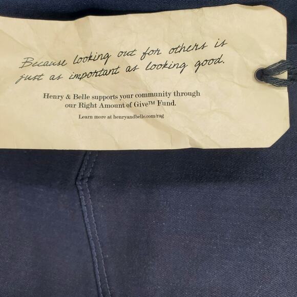 Henry & Belle Womens 32=14 Mid Rise Super Skinny Ankle‎ Jeans Onyx Dark Wash New - Picture 9 of 9